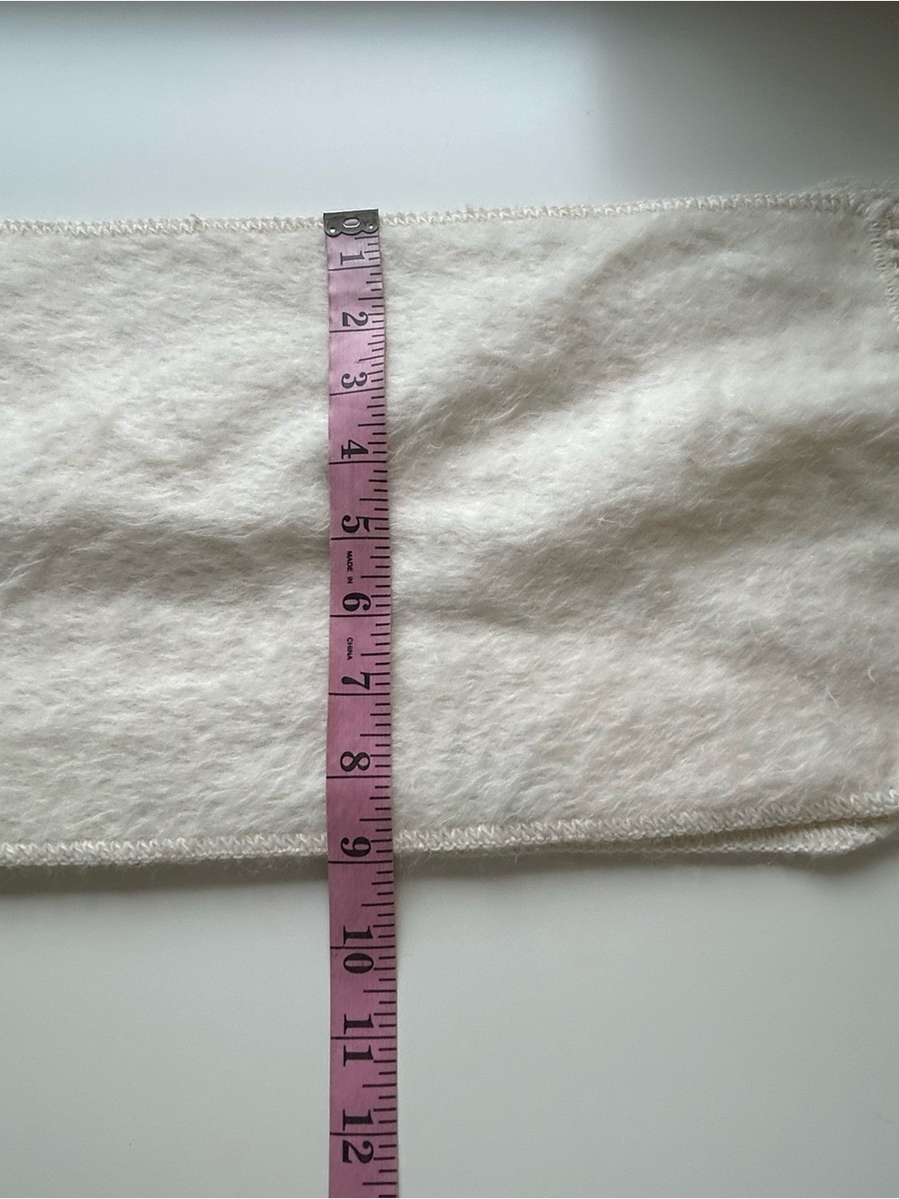 Alpaca Camargo Scarf Cream Ivory 9X69 Rectangle Fringe Soft Cozy Winter Gift - Picture 5 of 7